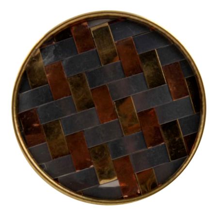 Silver Round Metal and Wooden Drawer Knobs Online